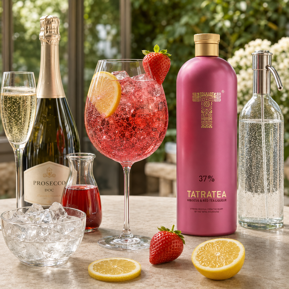 LIMITS – Hibiskus-Spritz mit Prosecco - Taste of Tatra